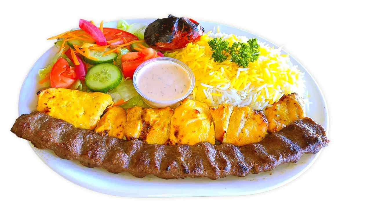 Vaziri Leg — Chicken Leg & Koobideh Kebab